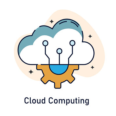 Cloud Computing icon set cloud computing design graphic design icon set icons set illustration logo typography vector