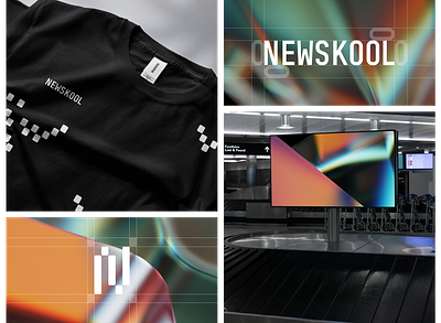 Newskool Branding and UI 3d branding logo motion graphics ui