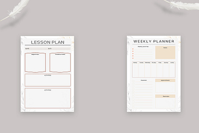 Weekly planner 3d animation graphic design logo motion graphics ui weekly planner