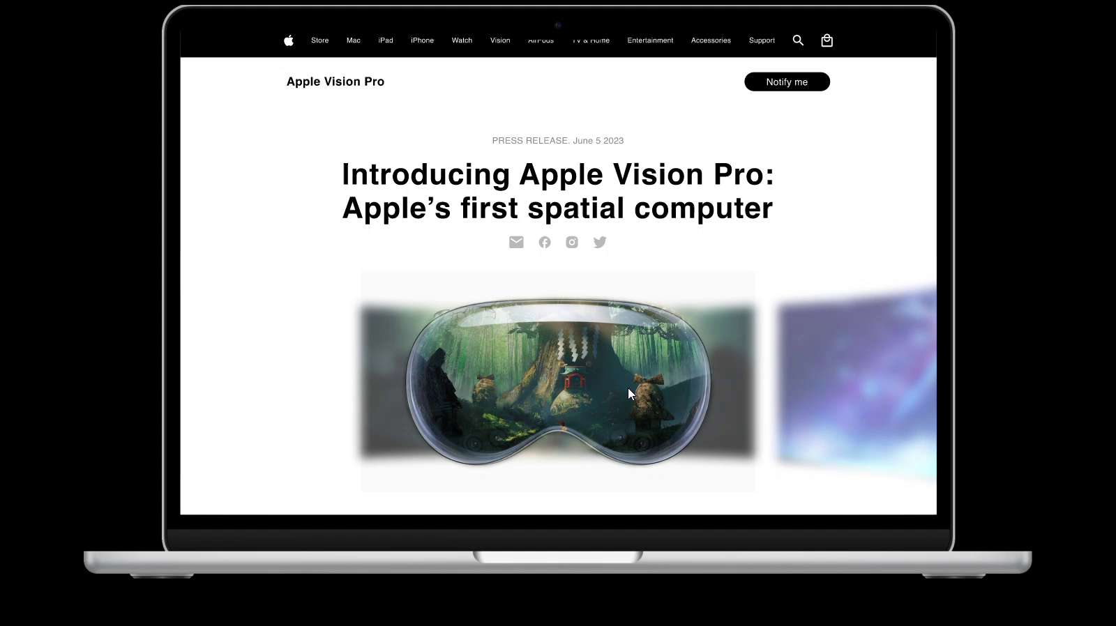 Apple Vision Pro Clone by Sunny Kharwar on Dribbble