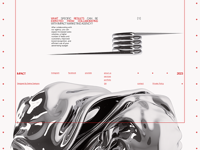 Footer web design 3d branding e commerce graphic design landing page site ui web design web designer web site website
