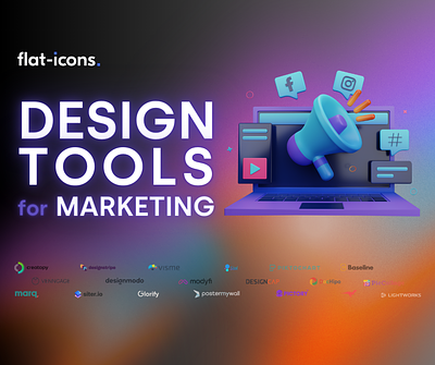 Best Marketing Design Tools branding design graphic design icons illustration marketing tools ui