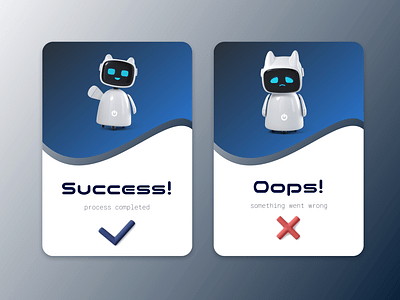 Flash Message - Daily UI 011 blue dailyui dailyui011 design error error message figma flash message gray message mobile oops! success success message ui ui design uix101 web white