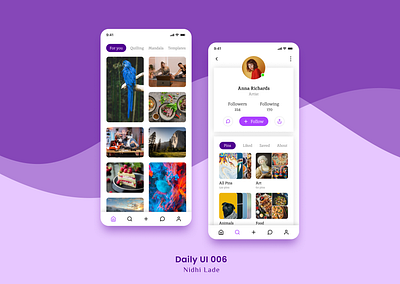 Daily UI 006 - User Profile