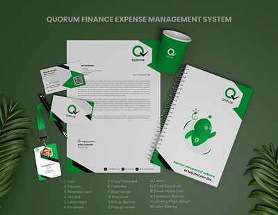 QORUM | Expense Management System | Full Product Branding best design 2023 branding case study company branding full branding motion graphics product design ui