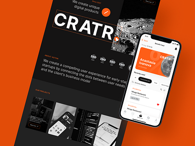 IT Company Rebranding, Website and Mobile App Concept black branding design figma it itcompany logo red responsive ui ux web