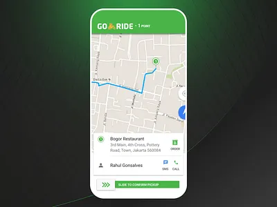 Gojek - Bill update 3d after effect animation case study driver app gojek interface design mobile app motion graphics ui