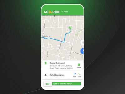 Gojek - Bill update 3d after effect animation case study driver app gojek interface design mobile app motion graphics ui