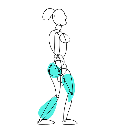 Yoga Pose 01 animation illustraton motion graphics woman yoga