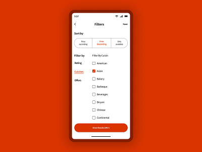 Filters and sorting dailyui design ui uidesign uidesigners ux