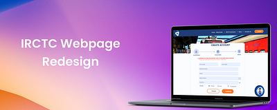 IRCTC Webpage Redesign design figma redesign ui uiux