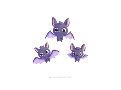 Bat friends babies baby bats bebes cartoon character children cute design flying illustration kids mexico murcielagos procreate