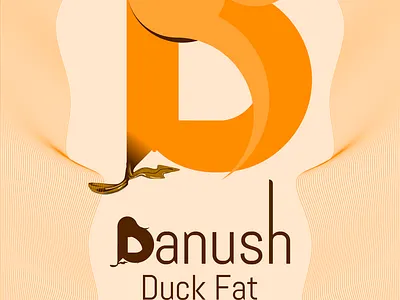 Danush Duck Fat. Logo and Brand Idea. abstract branding graphic design illustration logo typography