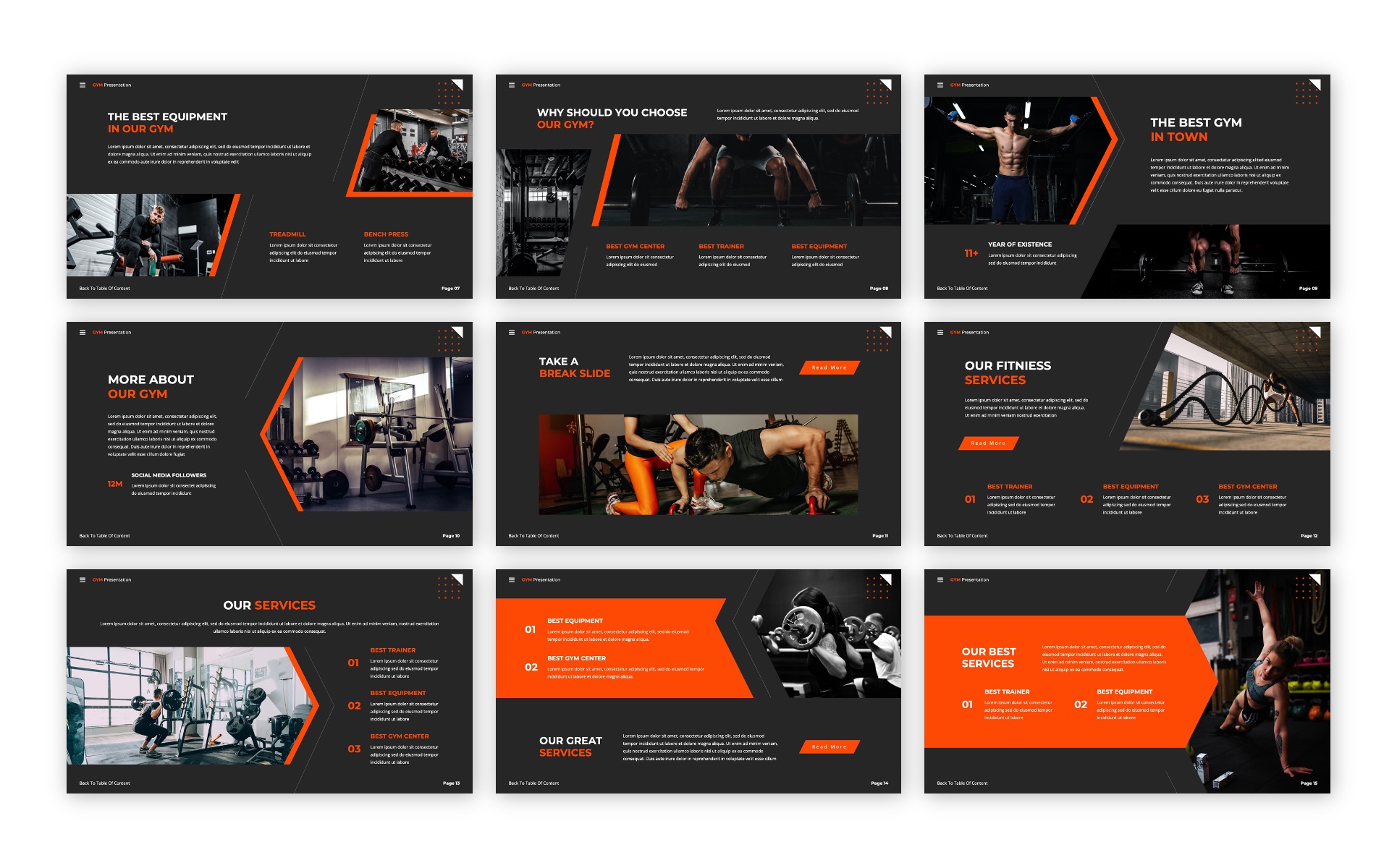 Fastgym - Gym PowerPoint Template By SuperSonic_Studio On Dribbble