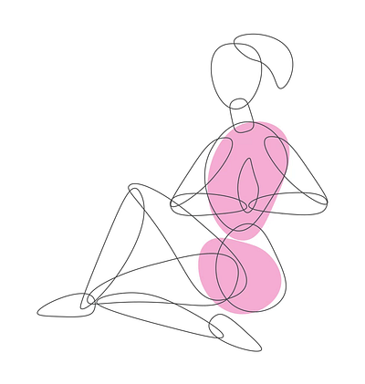 Yoga Pose 07 - Half Lord of the Fishes Pose animation illustration motion graphics woman yoga