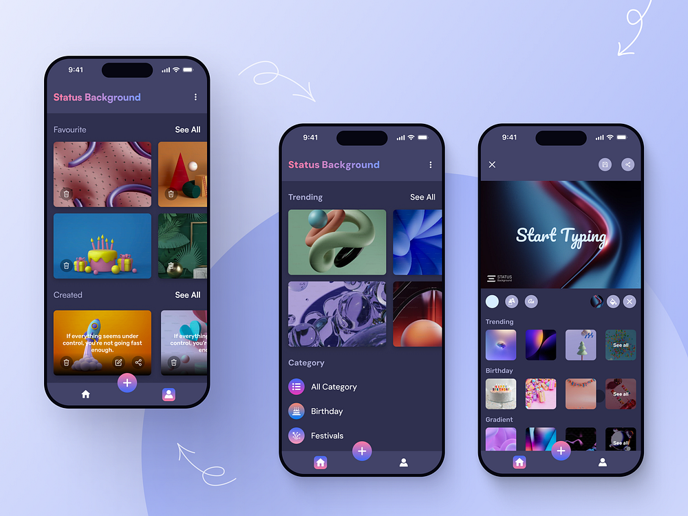 Browse thousands of Status Bar UI images for design inspiration Dribbble