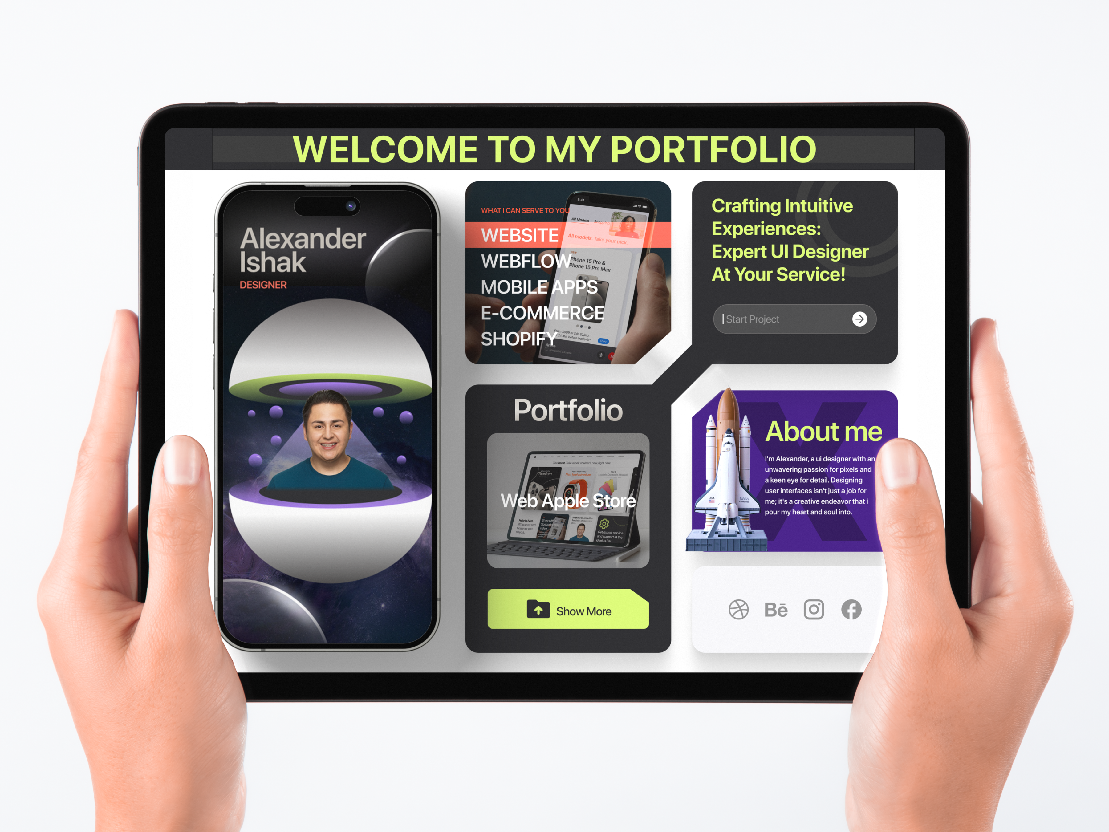 Web Portfolio Designer branding clean clean ui ipad mobile apps personal branding portfolio sapce sapce x ui ui ux ui design uidesign ux web web design web portfolio website