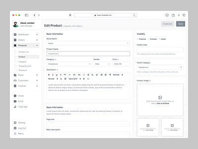 Add product - E-commerce Dashboard add add new product add product admin panel ahmed tamjid dashboard designsystem e commerce dashboard inventory management marketplace minimal online store product design product details product upload saas ui dashboard ui design