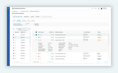 Data Table - Collapsible button caret collapsible complexdatatable datalist datatable datatables design filter inputbox list searchbar selection tabs tabsintabs twodatatable ui userinterface