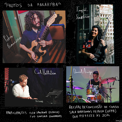 Frutos da Parahyba (11/22) art collage drawing flyer illustration music música