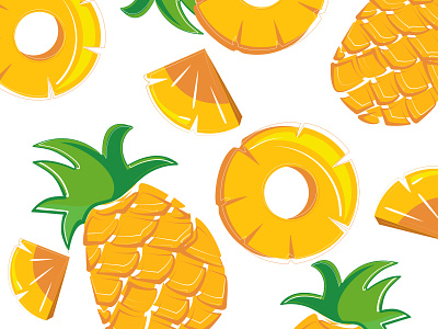 Pineapple design fruit graphic design illustration pineapple summer fruit vector illustration vector pineapple