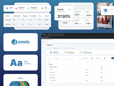 OMNIXBMS - Software as a Service (SaaS) Desktop and Mobile App accounting business management desktop ap heuristic evaluation information architecture mobile ap saas site map software as a service stock management ui design uiux design user research ux design web app