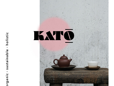 Kato - Kombucha brewing kit branding branding brief design design brief graphic design japanese kato kombucha logo tea