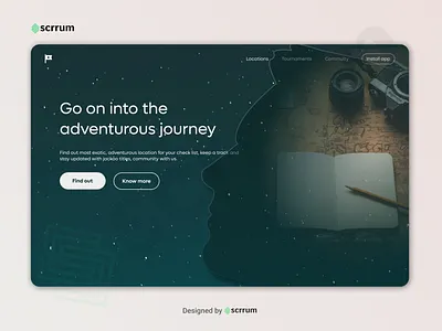 Tourism minimal landing page 3d animation app branding design graphic design illustration logo minimal motion graphics ui ux vector