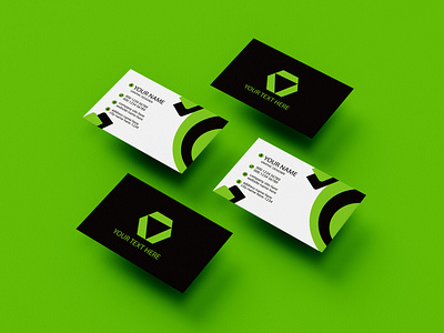 Business Card Design. banner bar code branding business card business card design businesscard businesscarddesign cards company design email signature graphic design green cards modern professional qr code stationary unique vector visiting card