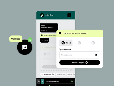 Help Desk UI Design Project chat chat app help desk intercom message