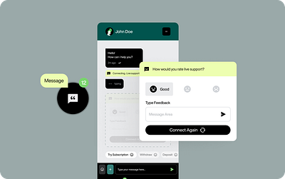 Help Desk UI Design Project chat chat app help desk intercom message