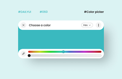 DailyUI Day060 - Color picker colorpicker dailyui dailyui60 dailyuichallenge design figma illustration learning ui uidesign uiux uiuxdesigner userexperiencedesigner userinterfacedesign