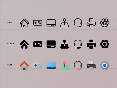 flat ui icons
