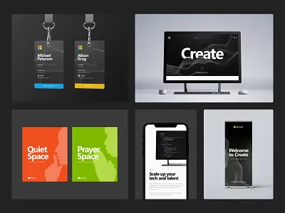 Microsoft Create Branding brand brand design brand identity branding branding design clean design event event branding graphic design identity microsoft simple startup tech ui visual design web web design website