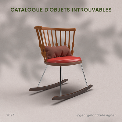 Catalogue d'objets introuvables 3d branding graphic design