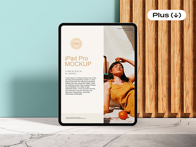 iPad Pro Mockup Vol. 1 apple device download interface ios ipad mockup pixelbuddha presentation psd realistic screen tablet template visualization