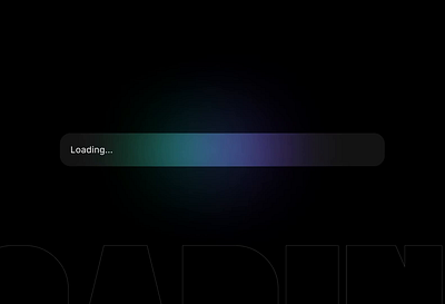 Cool dark-mode loading bar app design figma ui ux