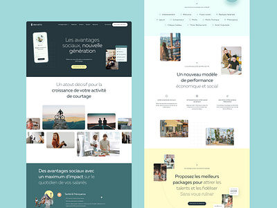 Benefiz - Website & Brand Identity ☀️ art direction branding collages design graphic design illustration ui vector web