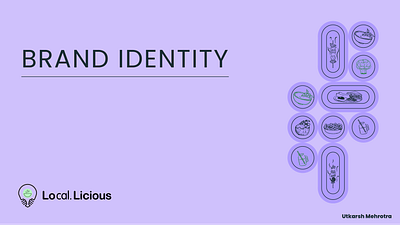 Brand Identity project for LocalLicious branding graphic design logo