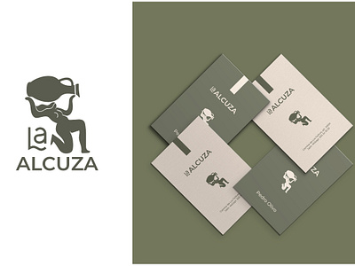 La Alcuza Olive Oil Logo and Banding branding graphic design logo