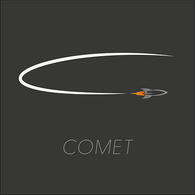 Daily Logo Challenge- Comet graphic design logo