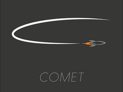 Daily Logo Challenge- Comet graphic design logo