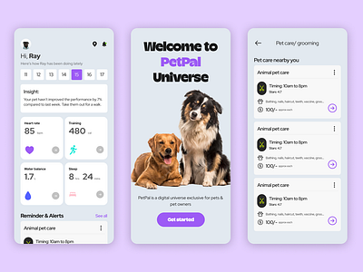 PetPal universe app design branding creative design graphic design illustration legodesign tryingsomethingnew logo typography ui uxdesign