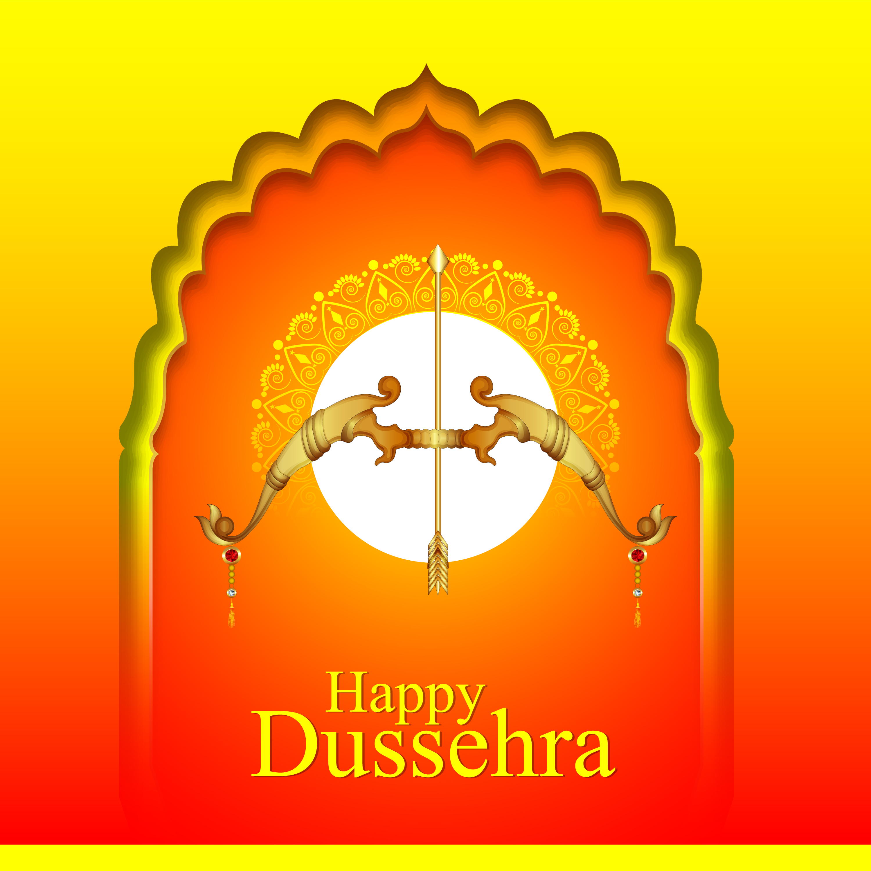 Happy Dussehra Vector Art, Icons, and Graphics for Free Download