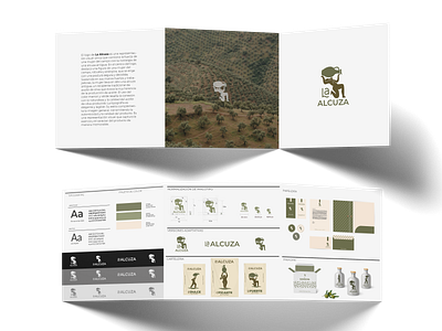 La Alcuza Olive Oil Brand Guide branding graphic design logo