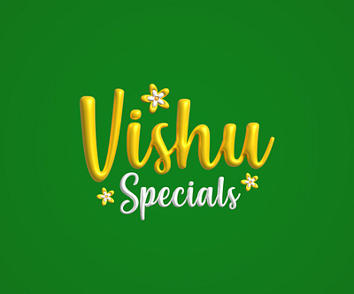 Happy Vishu / Vishu Specials 3d design graphic design illustration kerala vishu