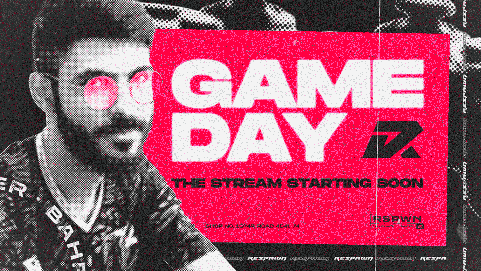 Respawn Twitch Animation banner branding design esports gaming glitch graphic design identity illustration logo logotype social design sports starting soon stream twitch ui