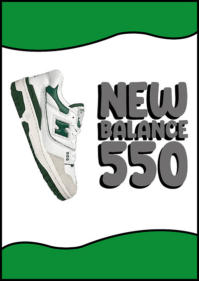 New Balance 550 Concept Design graphic design