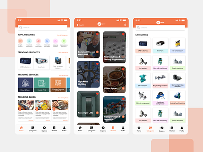 Uptawk Mobile App appdesign design ecommerce selling products ui uiuxdesign userinterface