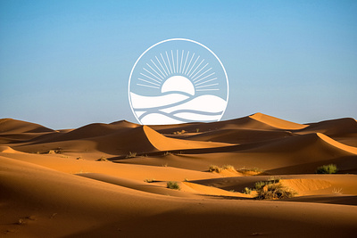 Desert Logo Design brand identity branding desert logo graphic design logo logo design